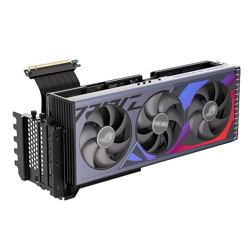 PCIE 3.0 4.0x16 Kit de Support de GPU Vertical universel Riser ATX Matx boîtier VGA carte graphique Support de direction Support