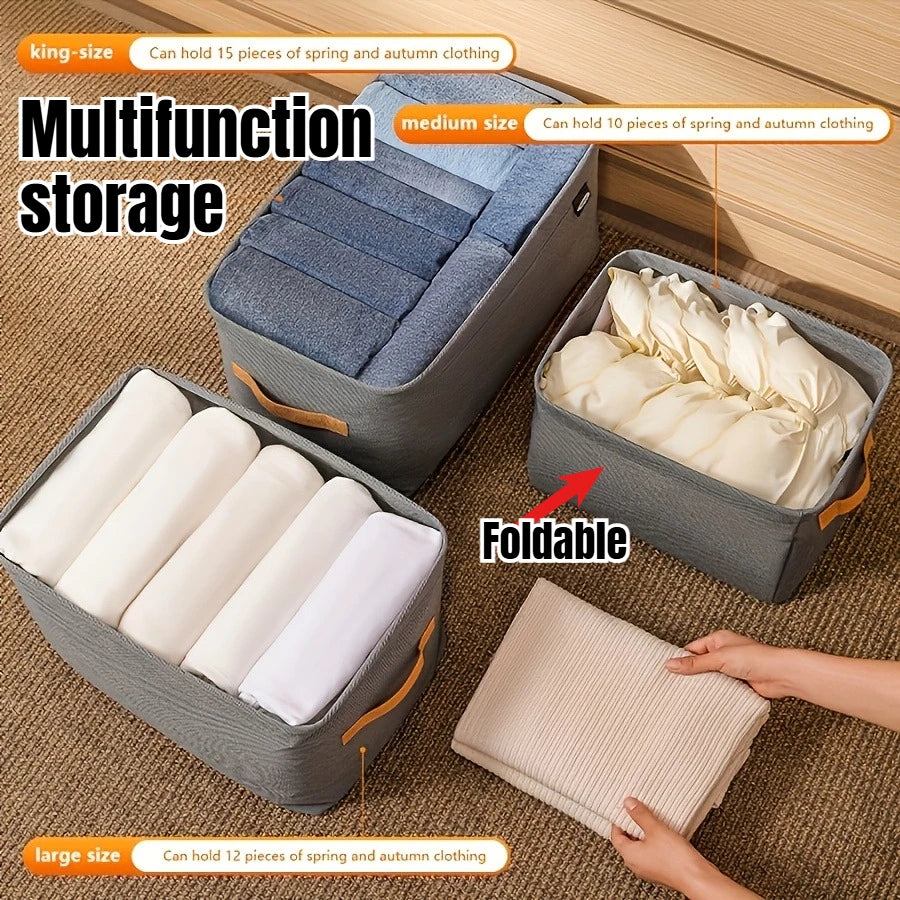 Wardrobe Storage Box for closet storage, underwear drawers, bedroom cabinet, socks, bra, pants organizer