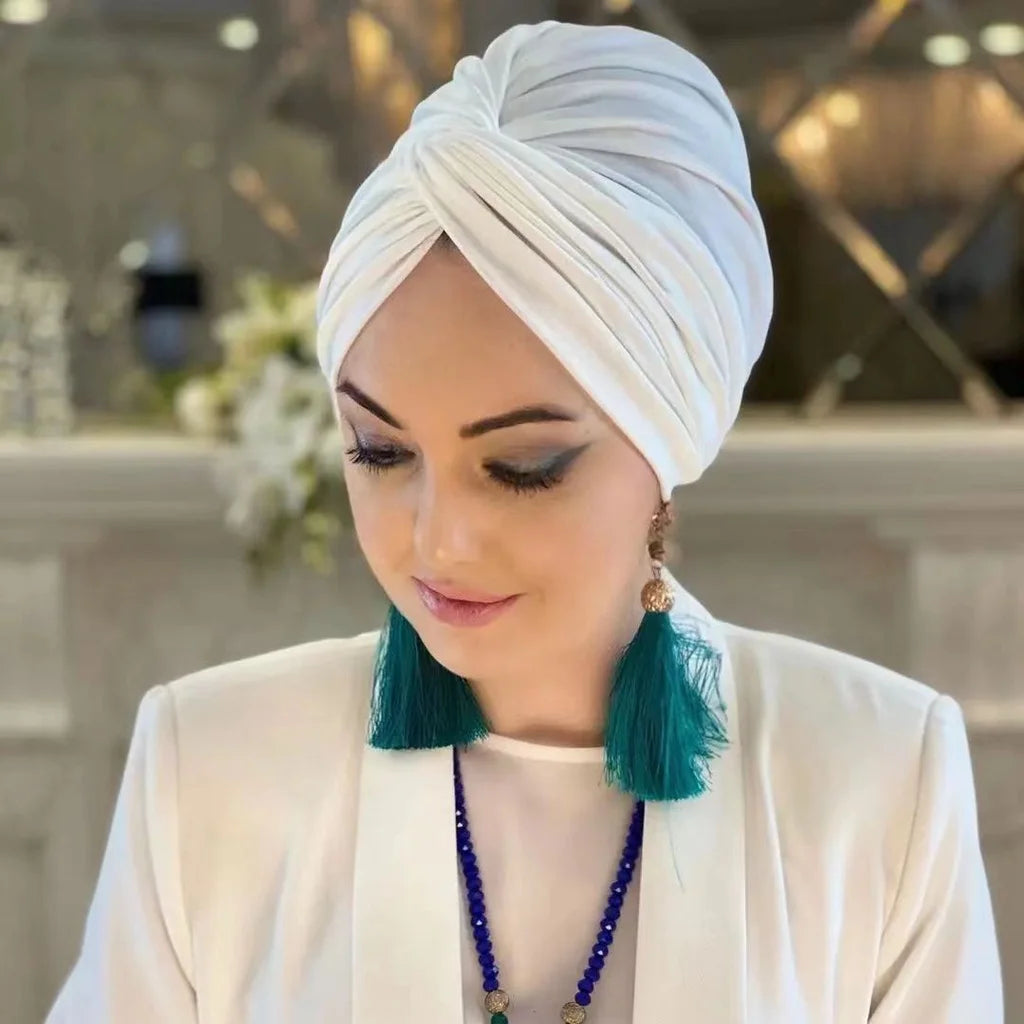 Musulman modeste Hijab casquette sous-capuchon Abaya Hijabs pour femme islamique Abayas Jersey enveloppe instantanée femmes froissé arabe Modal soie casquettes