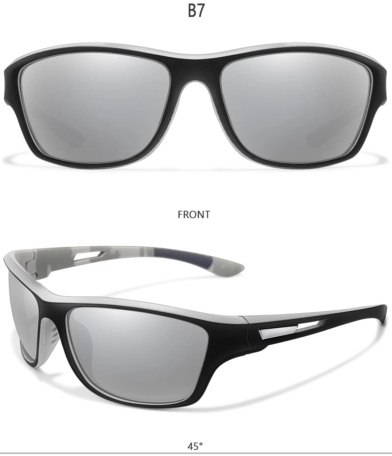 Lunettes de soleil de pêche polarisées pour hommes et femmes, lunettes anti-absorbe ouissement, lunettes UV400, sports de plein air, conduite, randonnée, cyclisme sur route