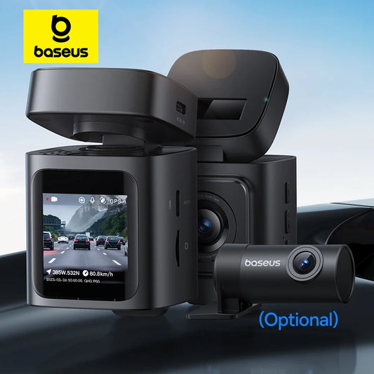 Dashcam 3K avant et arrière — GPS intégré, supercondensateur, enregistreur DVR, surveillance parking 24H