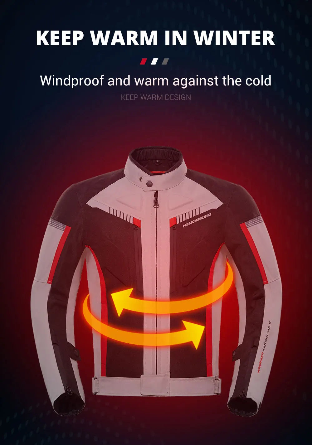 Veste de moto imperméable pour homme — veste de course, pantalon moto portable, protection EVA