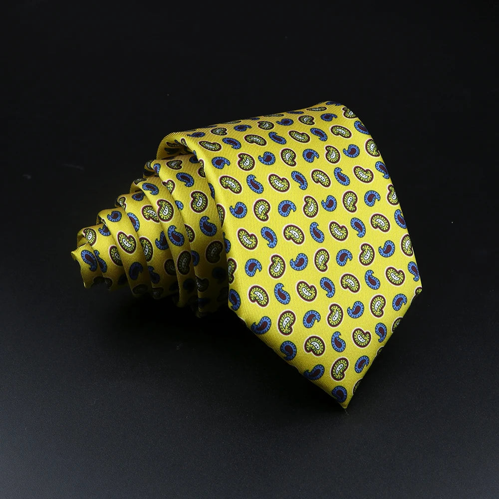 51 Styles Men's Silk Ties Jacquard Striped Plaid Floral Tie Accessories Daily Wear Shirt Suit Necktie Wedding Party Gift