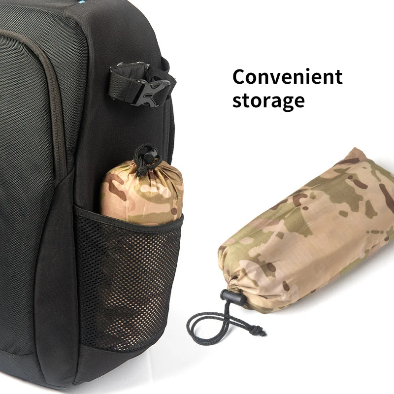 Poncho de Camouflage respirant pour l'extérieur, imperméable tactique de Jungle, observation des oiseaux, randonnée, chasse, combinaison Ghillie, équipement de pluie de voyage