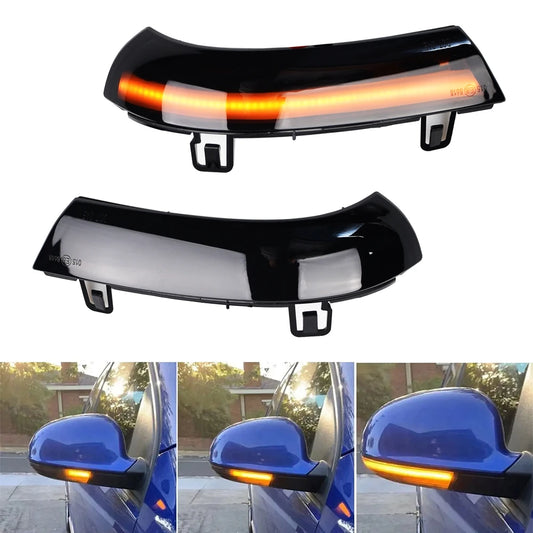 LED Dynamic Turn Signal For VW Passat B6 GOLF 5 Jetta MK5 Passat B5.5 GTI V Sharan, Flowing Water Blinker Light