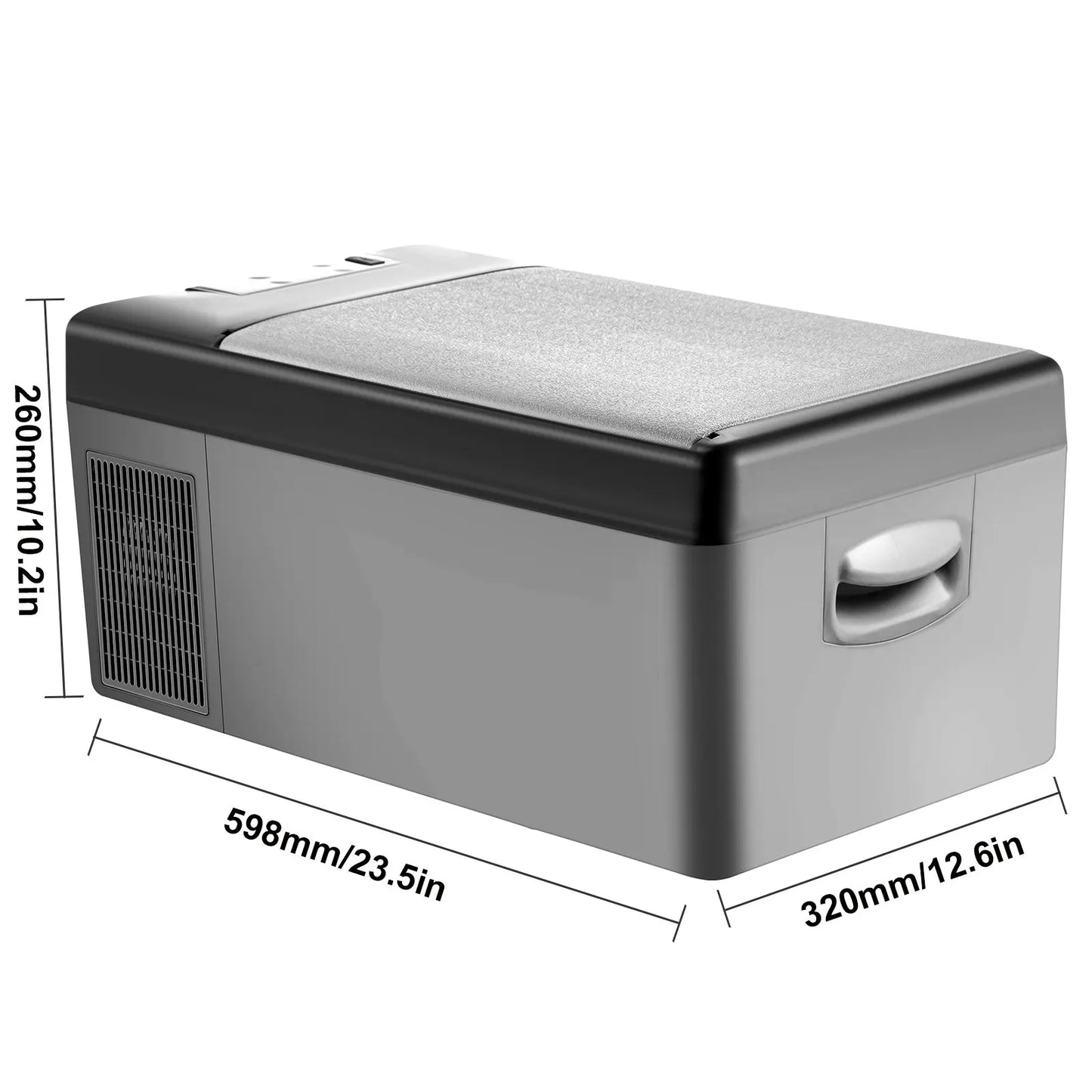 Glacière électrique de voiture 15/20L — compresseur portable, contrôle par application, camping, voyage