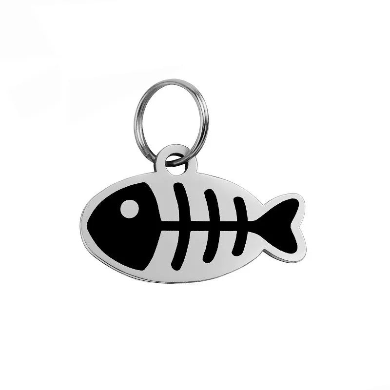 Placa de identificación personalizada para perro, etiquetas de identificación personalizadas de pata de cachorro, grabado de nombre gratis, colgante antipérdida, etiquetas para gatos, accesorios para perros y mascotas