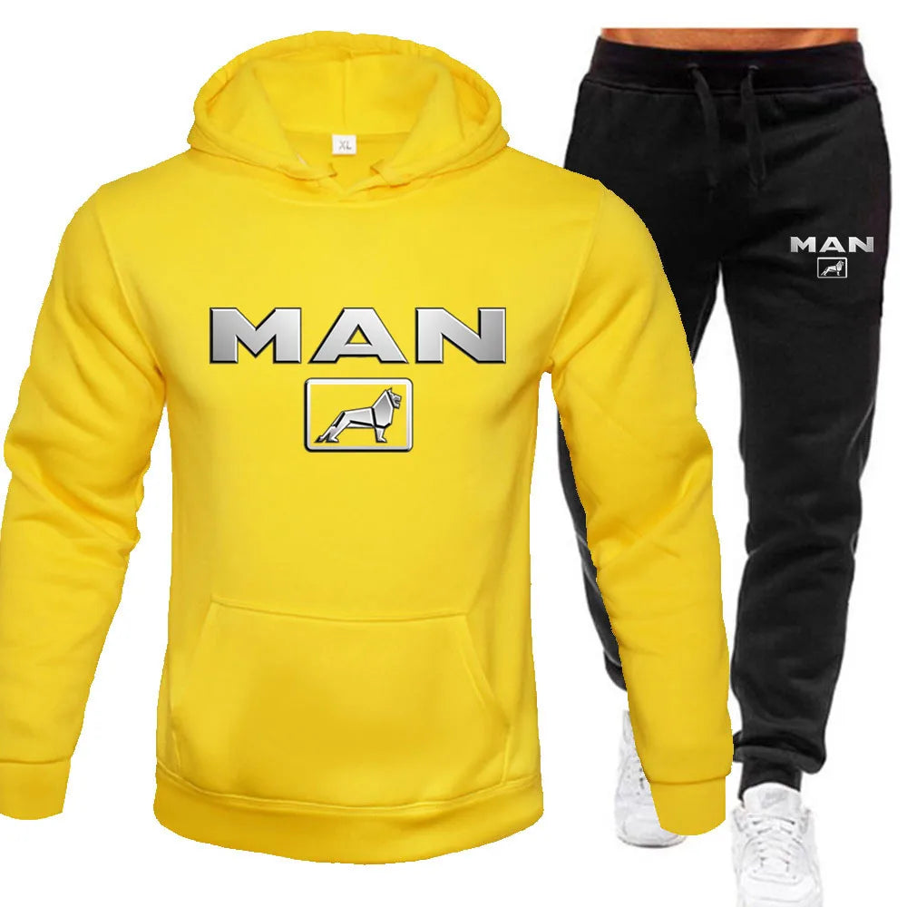 Men's hoodie and jogging pants, tracksuit, antibody, contractors, sportswear, Faremps, calf tint, 2024, 2-piece