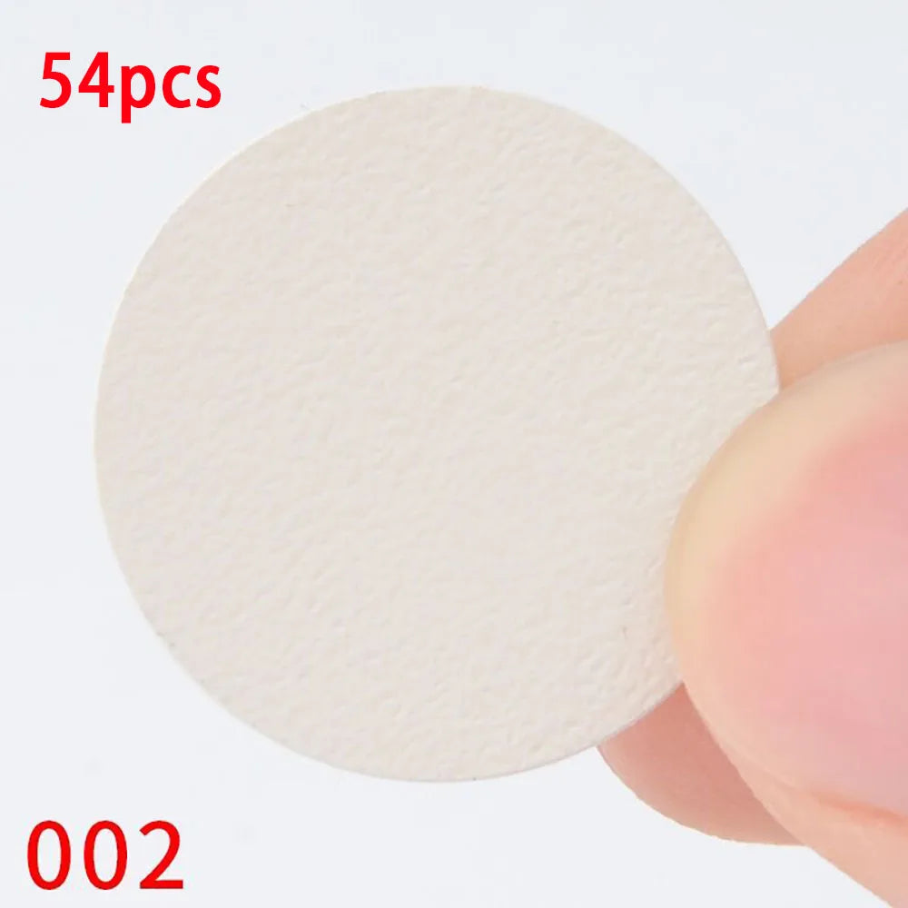 MELArt Self-Adhesive Screw Cap Cover for Wood Furniture, Hole Stickers, Wood Craft, Desk and Cabinet, Sticker Ornament, 54 pieces per set