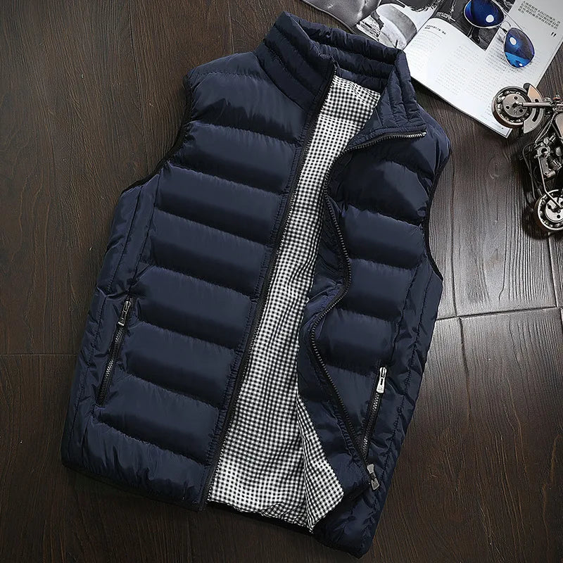 Gilet de cyclisme haute visibilité coupe-vent — VTT, sans manches, automne, route