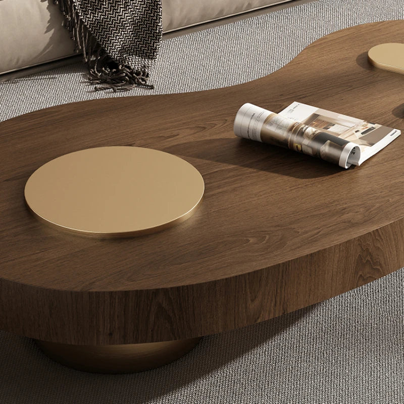 Tables basses modernes en noyer — style européen, salon, milieu du siècle, meubles maison
