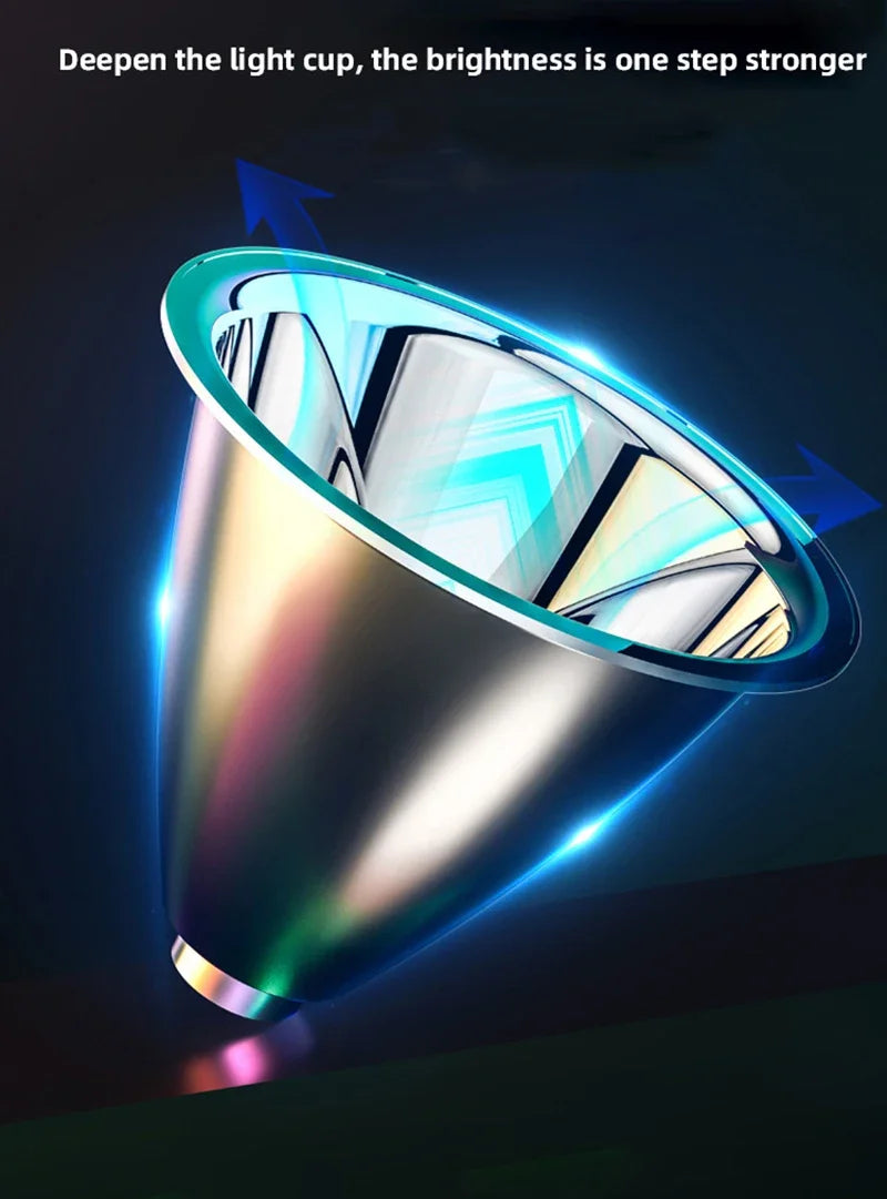 Lampe frontale puissante à 5/11 LED, batterie 18650 intégrée, Rechargeable par USB, lanterne pour Camping en plein air, pêche