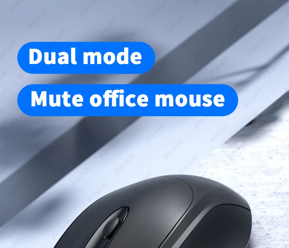 Souris Bluetooth sans fil Portable compacte ergonomique 2.4G USB silencieuse 1600DPI 500mAh Rechargeable pour PC tablette ordinateur Portable MacBook