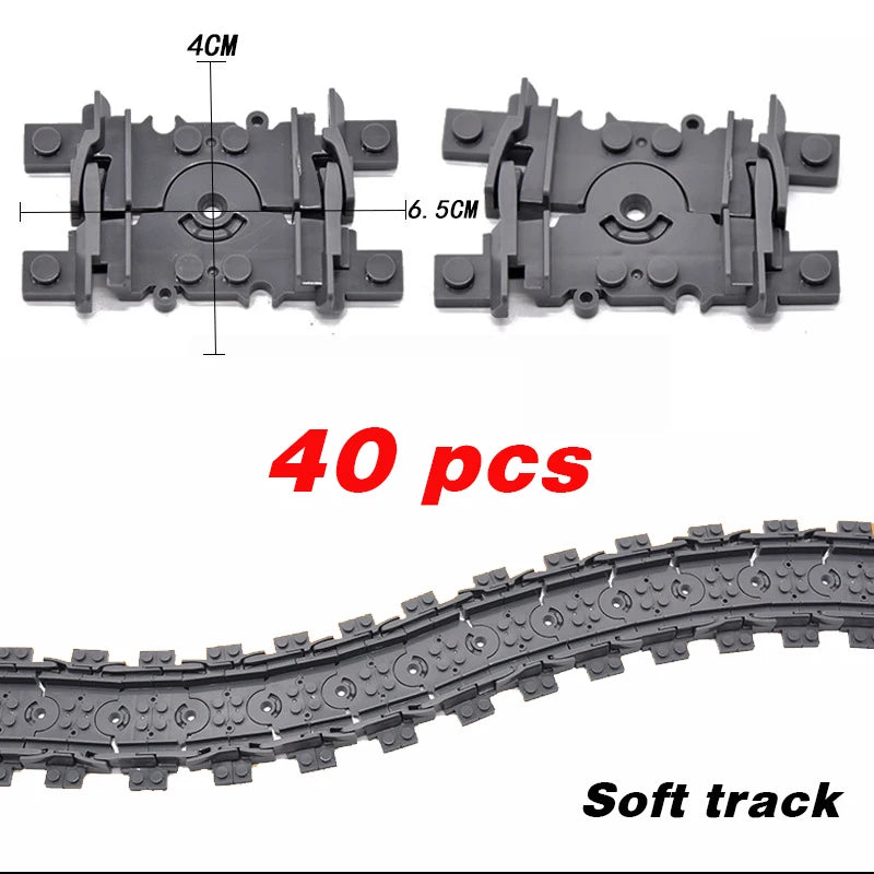 Train urbain flexible — voies souples, droites et courbées, construction, chemin de fer, jouets enfants, cadeaux