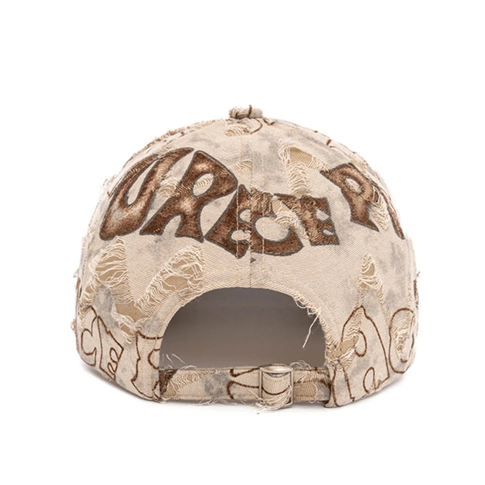 Gorra de béisbol marrón FS Fashion con letras para hombres, sombrero de lujo para mujeres, gorra de camionero informal, gorras streetwear de hip-hop, gorra de mujer
