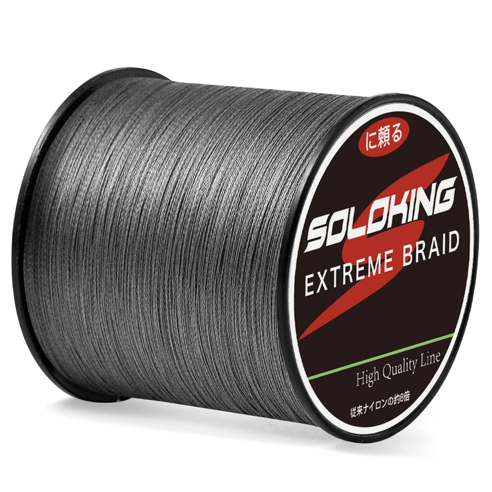 SOLOKING 300M PE tressé ligne de pêche Super fort japonais Multifilament mer ligne de pêche 10LB-80LB carpe ligne truite ligne
