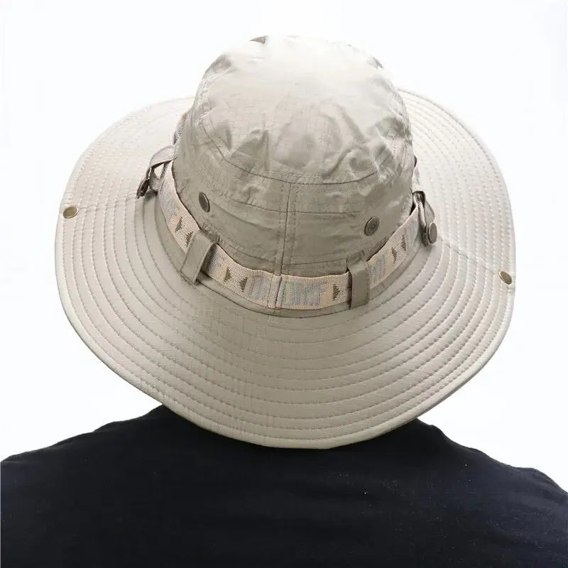 Chapeau Seau Été Protection UV — Pêche, Chasse, Randonnée & Plage Homme Femme