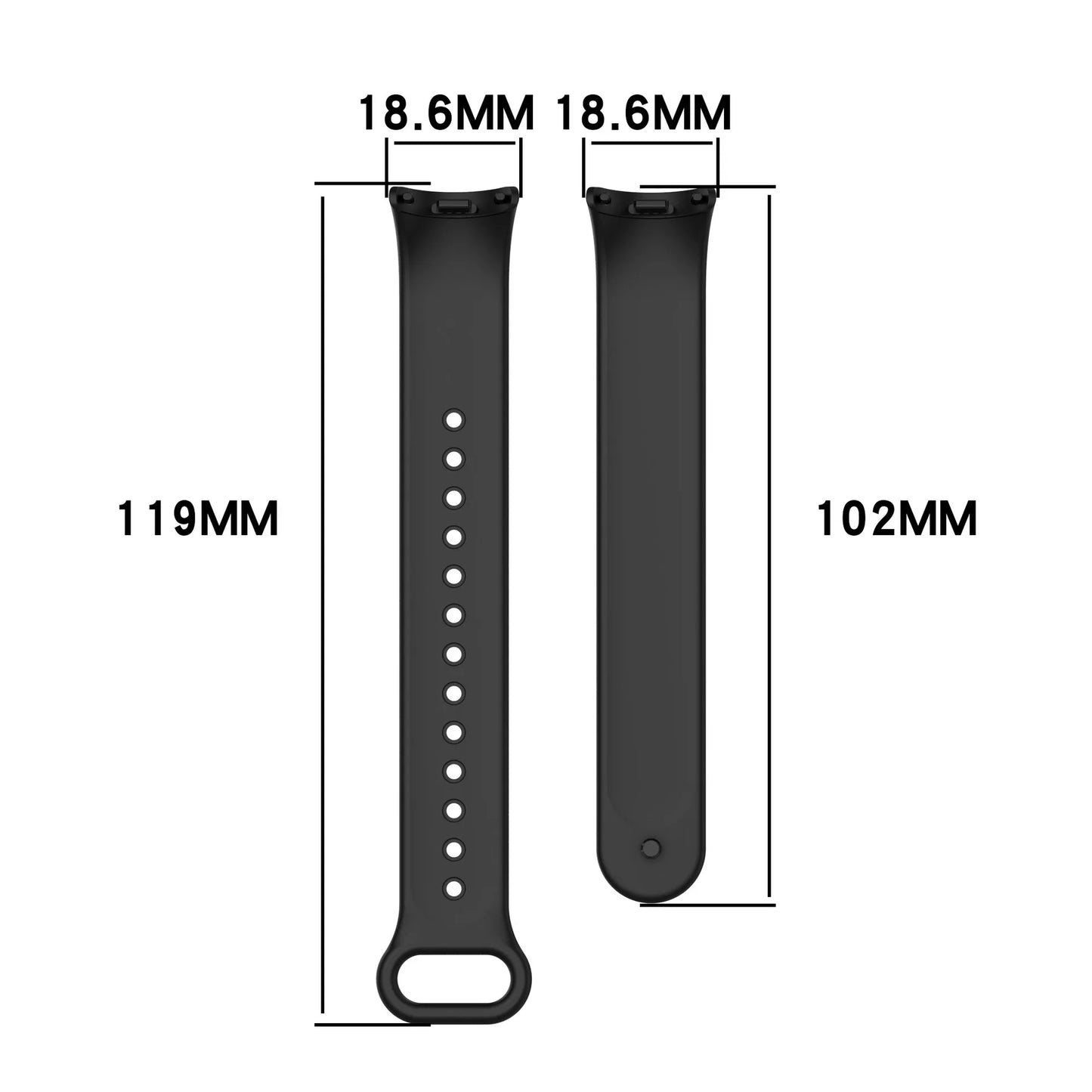 Silicone Strap for Xiaomi Mi Band 10 9 8 NFC Bracelet Sport Rubber Strap pulseira Correas Xiaomi smart band 10 9 8 accessories