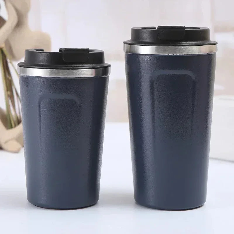 Tasse à café de voyage en acier inoxydable, tasse thermique anti-fuite, bouteille Thermos, thé, café, flacon sous vide, tasses isolées, 380/510ML
