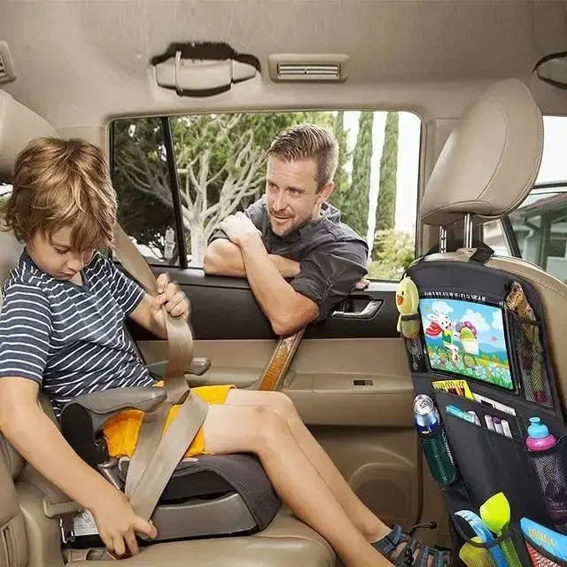 Organisateur de siège de voiture multi-poches, matériau Durable et étanche avec support de tablette, parfait pour les voyages sur route et l'utilisation quotidienne 2026