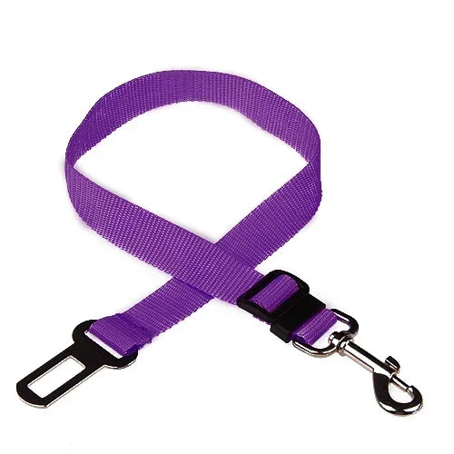 Cinturón de seguridad ajustable para mascotas, gatos, perros, asiento de seguridad para mascotas, vehículo, arnés para perros, Clip de plomo, palanca de seguridad, tracción, collares para perros, accesorios para c
