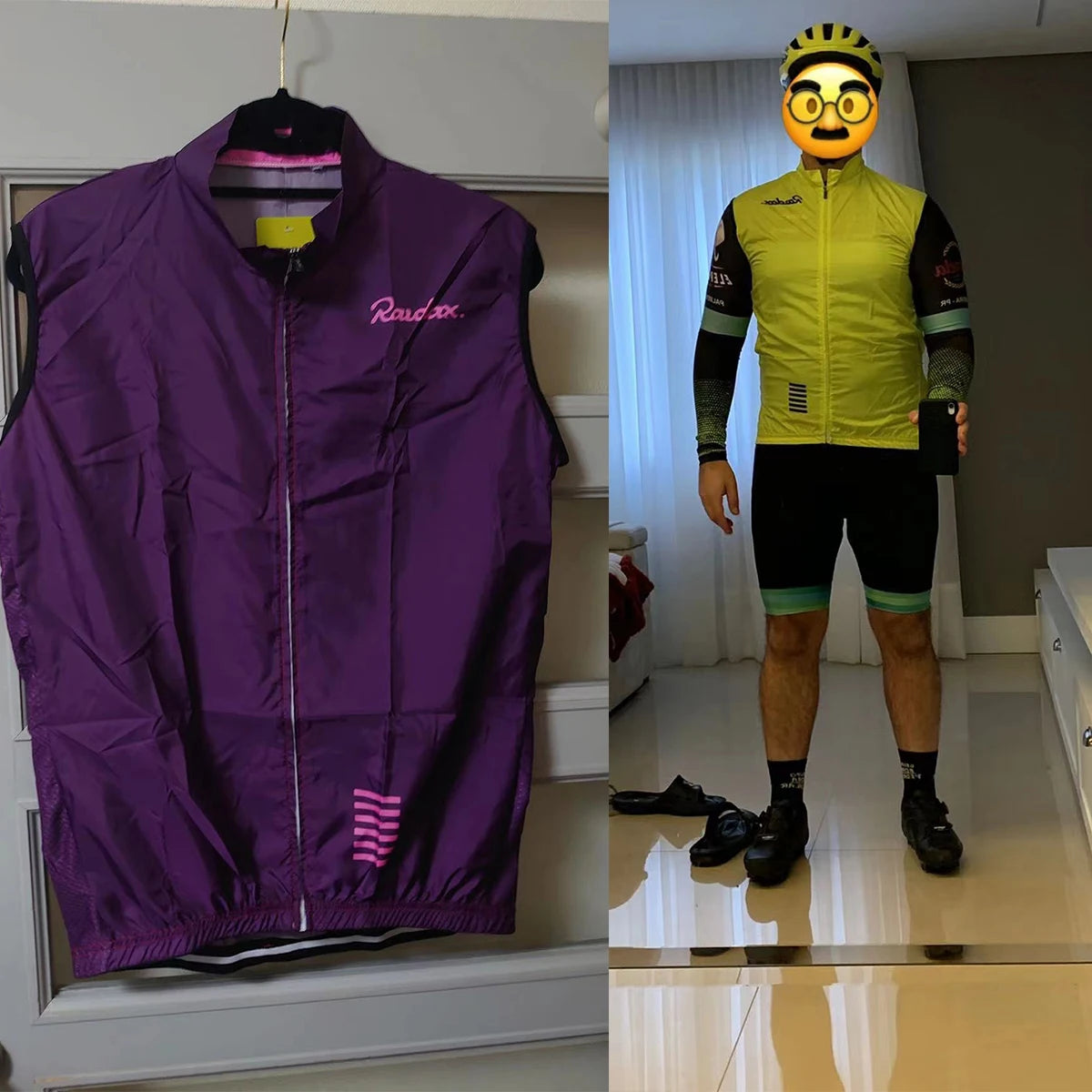 Veste coupe-vent été pour homme — gilet cyclisme sans manches, vêtements vélo, maillot VTT, route
