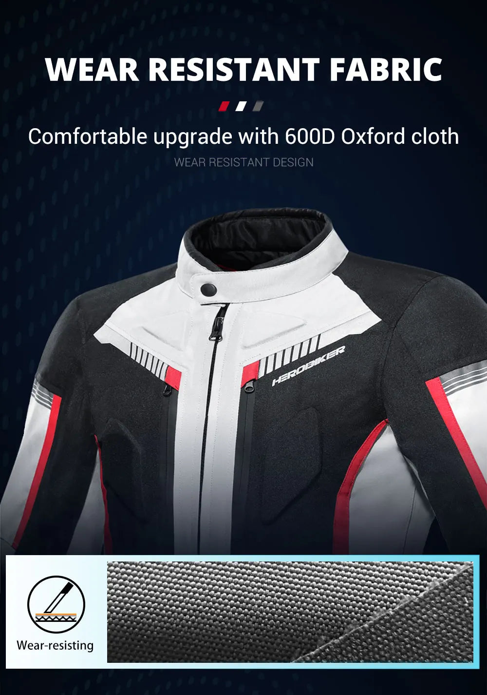 Veste de moto imperméable pour homme — veste de course, pantalon moto portable, protection EVA
