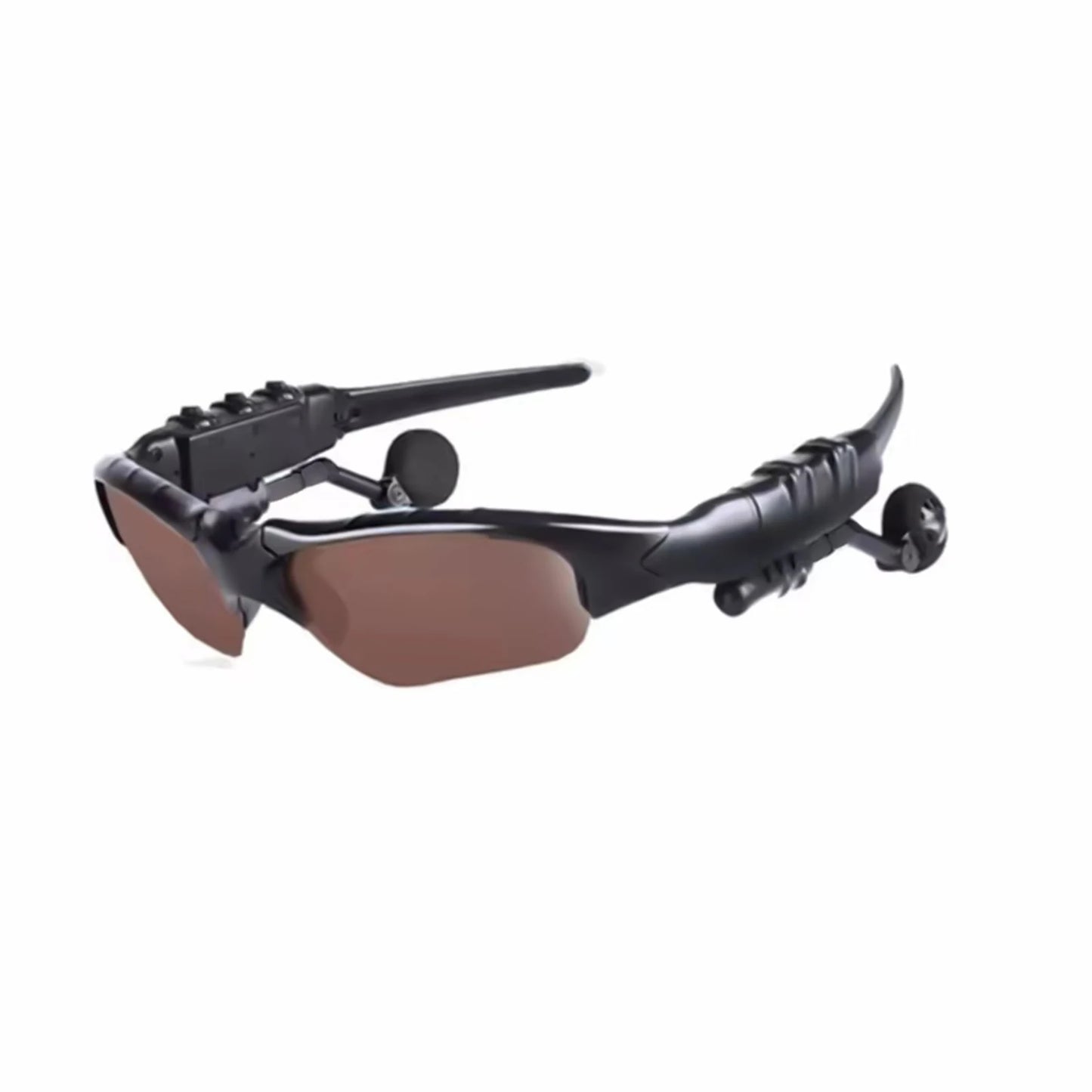 Lunettes de soleil de sport stéréo sans fil Bluetooth 5.0 avec écouteurs intégrés pour le cyclisme, la conduite et l'écoute MP3, polarisées