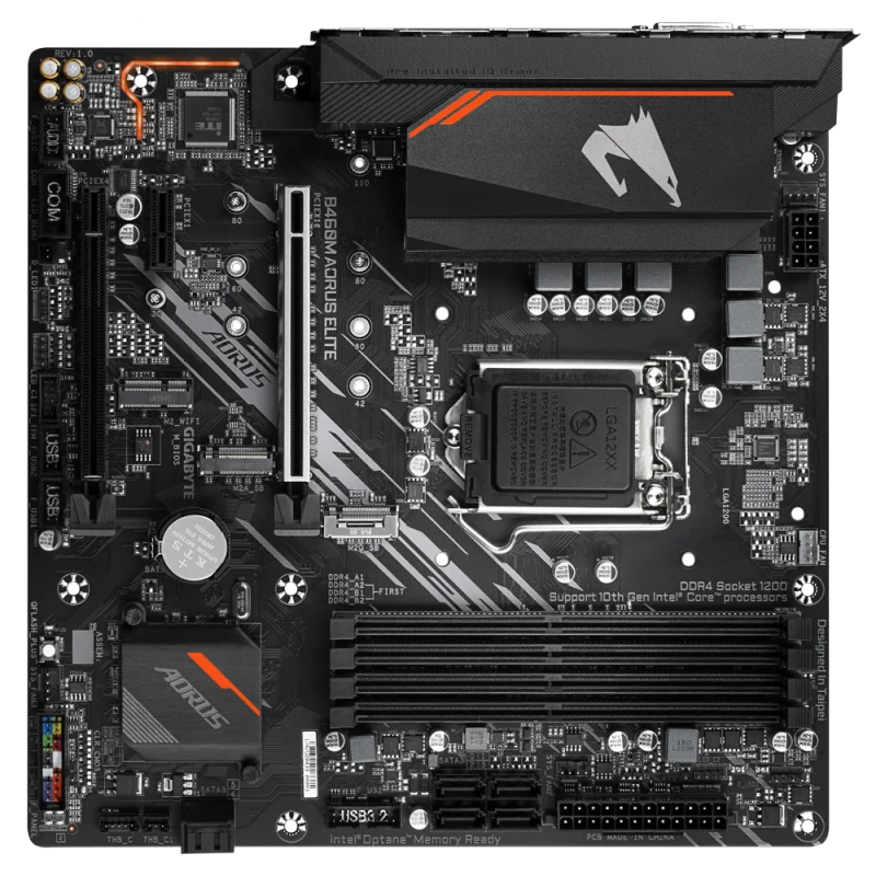 Gigabyte B460M AORUS ELITE carte mère B460 LGA 1200 DDR4 prise en charge de la carte mère Core 10e génération