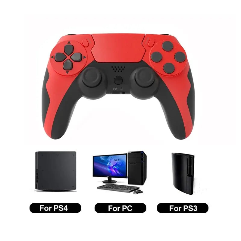 GAMINAlbanP48-Mando de juego inalámbrico con giroscopio de seis ejes, mando de juego para PS4, consola PS3, Win 7, 8, 10, vibración de PC Joystick