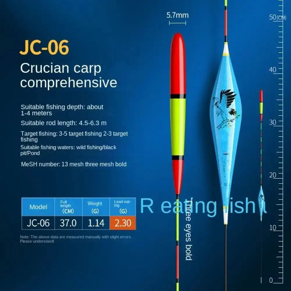 Flotador de pesca de cola triangular, gran flotabilidad, alta calidad, estable,, alta sensibilidad, boya vertical, característica compuesta