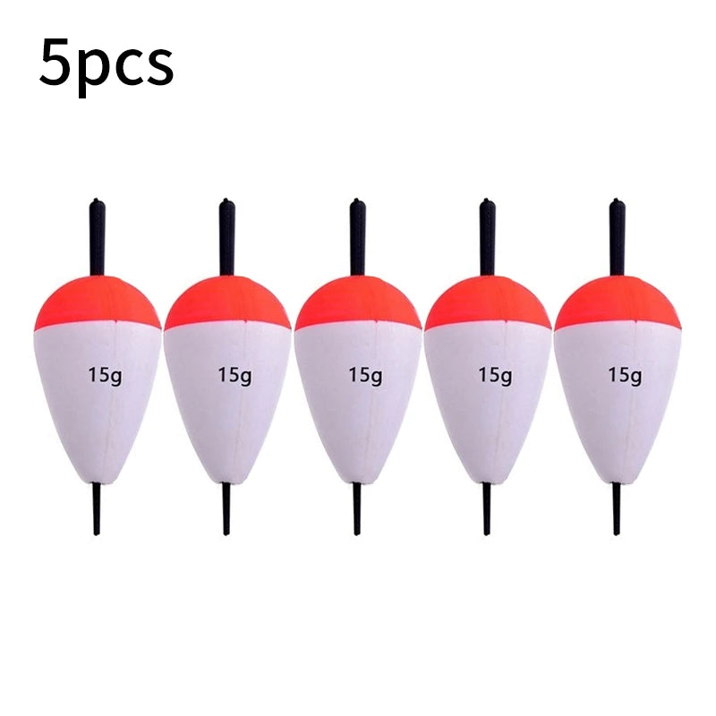 5 piezas flotadores de pesca de espuma EVA flotadores de pescado cebo boyas de pesca 2g/3g/5g/10g/15g/20g/35g/40g/60g boya Flotador accesorios de pesca