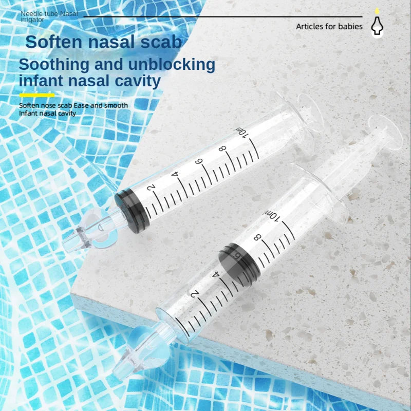 Jeringa de aspiración nasal de silicona para bebés, limpiador antártico para niños, lavador nasal para rinitis, irrigador nasal reutilizable, lavado para niños