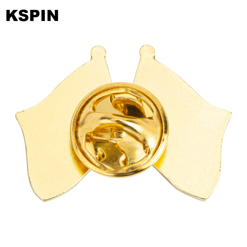 Broche de bandera marroquí, insignia de solapa, pines KS-0131