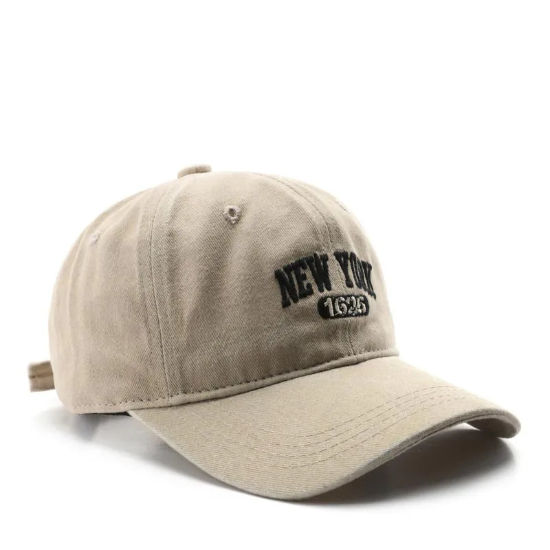 Men Women Embroidered Letter Baseball Cap Vintage Fashion Solid Adjustable Outdoor Sports Snapback Hat Distressed Gorras