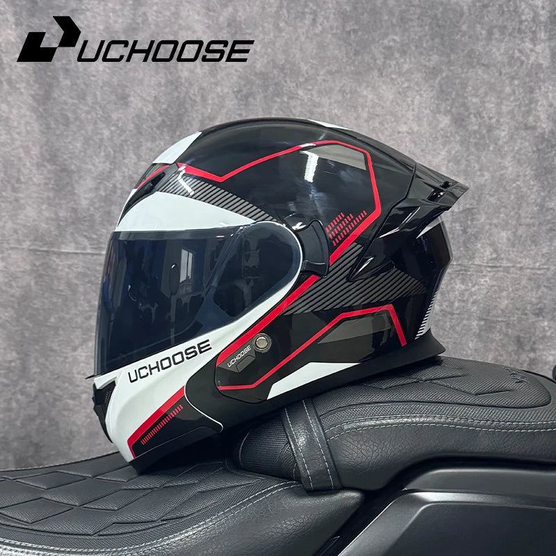 Casque de moto DOT de haute qualité quatre saisons course de Motocross modulaire rabattable hommes femmes casque tout-terrain casque gratuit