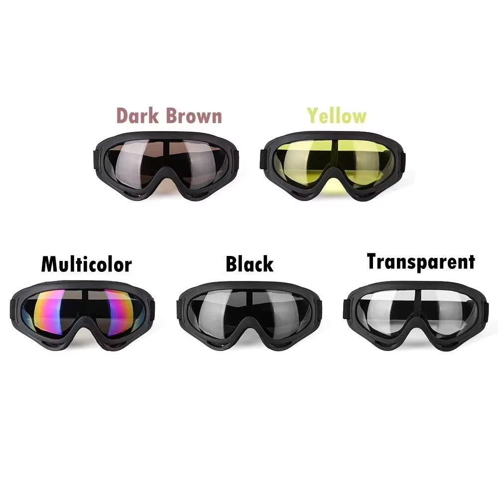 Lunettes de Cyclisme & Motocross — Masque Sport, Ski, Protection UV, Coupe-Vent, Unisexe
