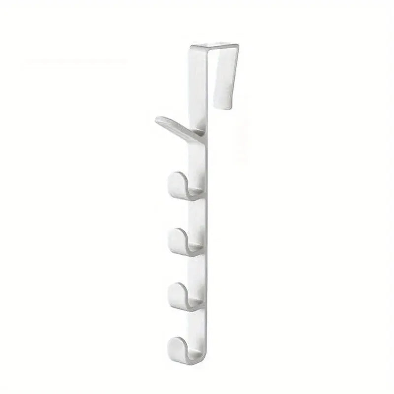 1 Piece Bedroom Door Hanger Clothes Hanging Rack Over the Door Plastic Home Storage Organization Hooks, Purse for Bags Rails