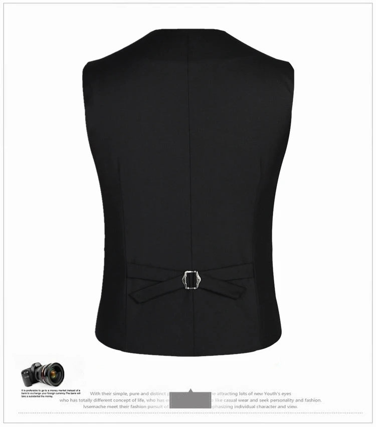 Robe gilets pour hommes coupe ajustée hommes costume Gilet Homme Gilet Homme décontracté sans manches formelle affaires veste grande taille M-6XL