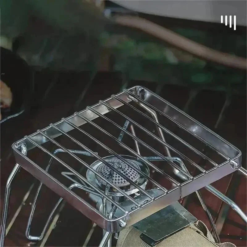 Support de poêle d'extérieur en acier inoxydable, Mini support de Barbecue pliable et Portable pour Camping, support de Pot, support de plateau de cuisson