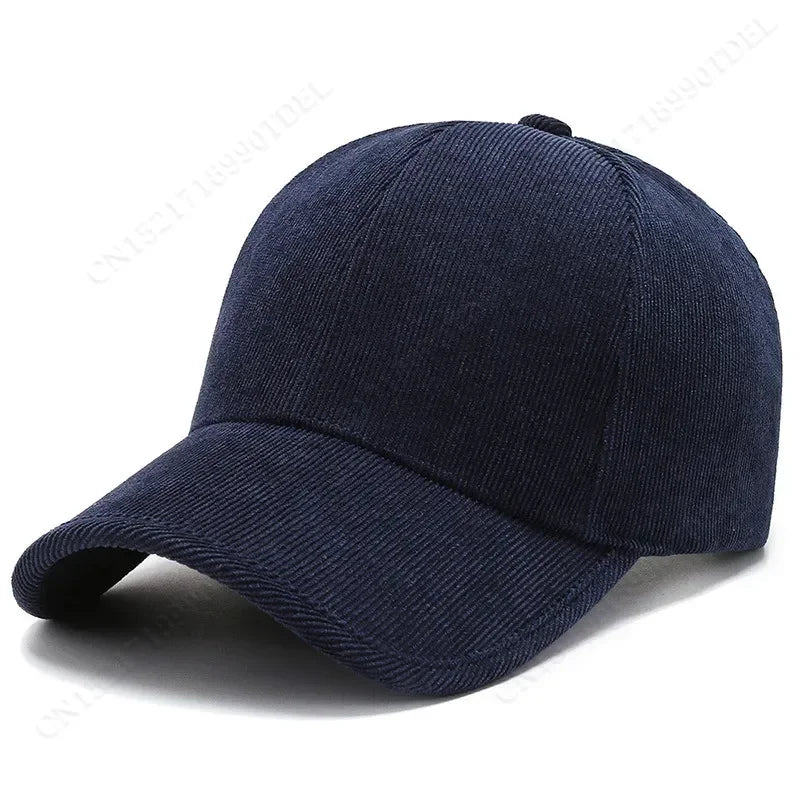 Gorra de béisbol de invierno ChimArmyGreen para hombre y mujer, gorra de pana de lujo, gorra de béisbol Snapback Hip Hop, sombreros de camionero con ventajas y zonas de seguridad