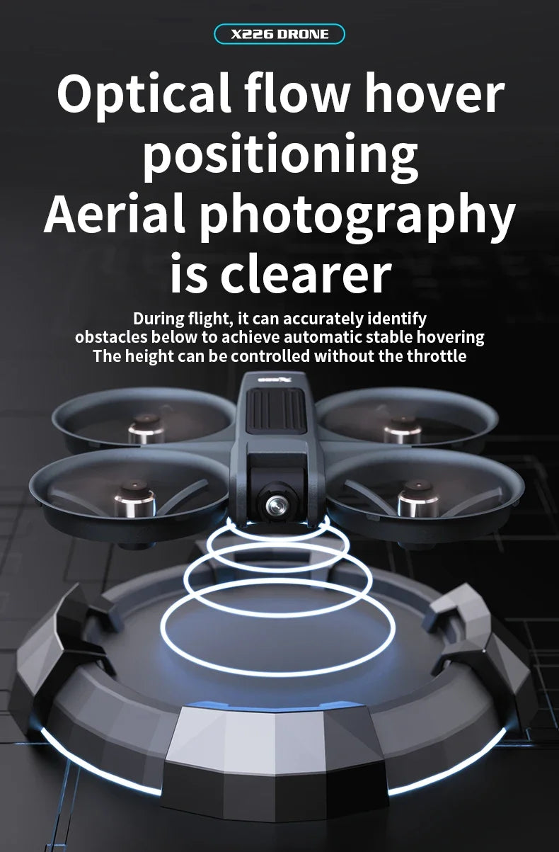 Mini drone professionnel 4K — hélicoptère RC, avion avec écran, quadricoptère, jouet cadeau enfants