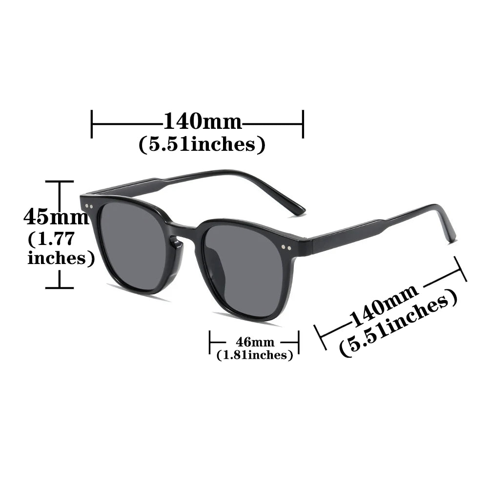 New Vintage Square Sunglasses for Women and Men, Luxury Brand, Small Round Sunglasses, Small Sunglasses for Women and Men