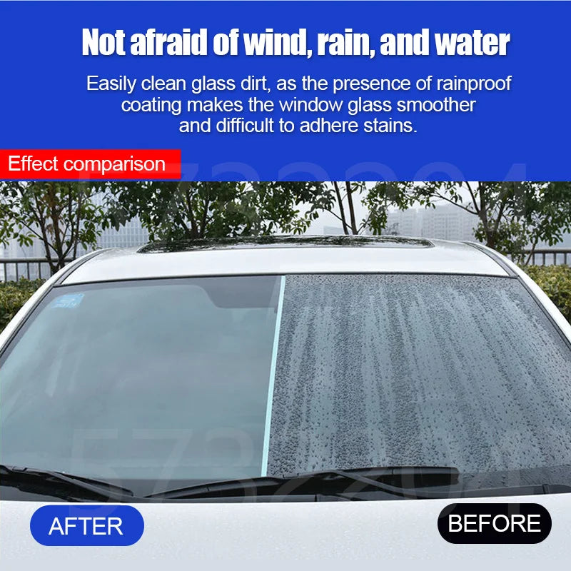 Spray hydrofuge pour voiture, revêtement Anti-pluie pour voiture, verre hydrophobe, liquide Anti-pluie, masque miroir pour pare-brise, âge chimique automobile