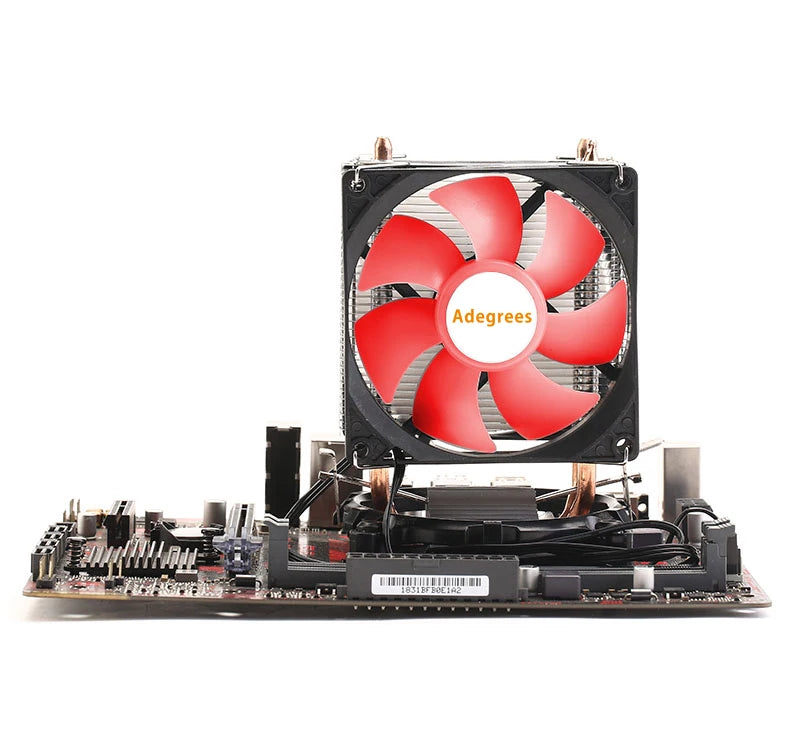 Ventilateur de refroidissement pour processeur Intel, refroidisseur d'air CPU, X79, X99, 3 broches, 4 broches, PWM, LGA 1366, 1151, 1155, 1200, 1700, 2011, AMD, AM3, AM4, AM5