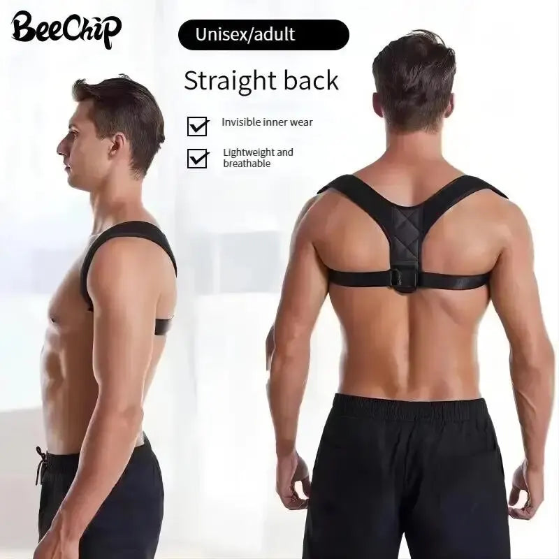 Ceinture Correcteur de Posture Dos Unisexe — Prévention Voussure, Maintien Assis, Respirant