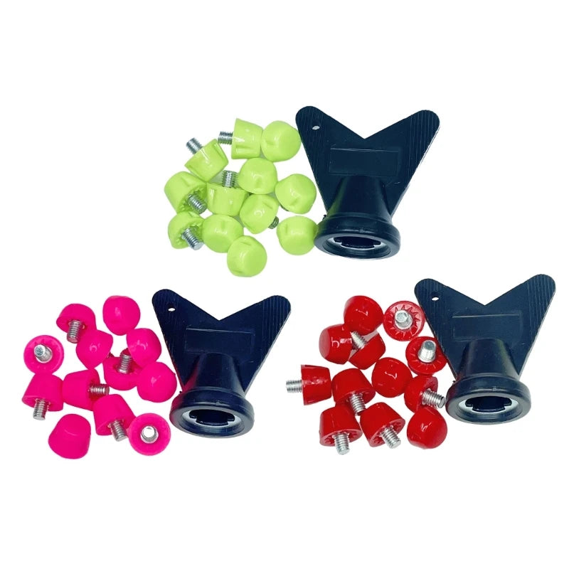 Crampons de Remplacement Football — Lot de 12 Goujons Plastique & Métal
