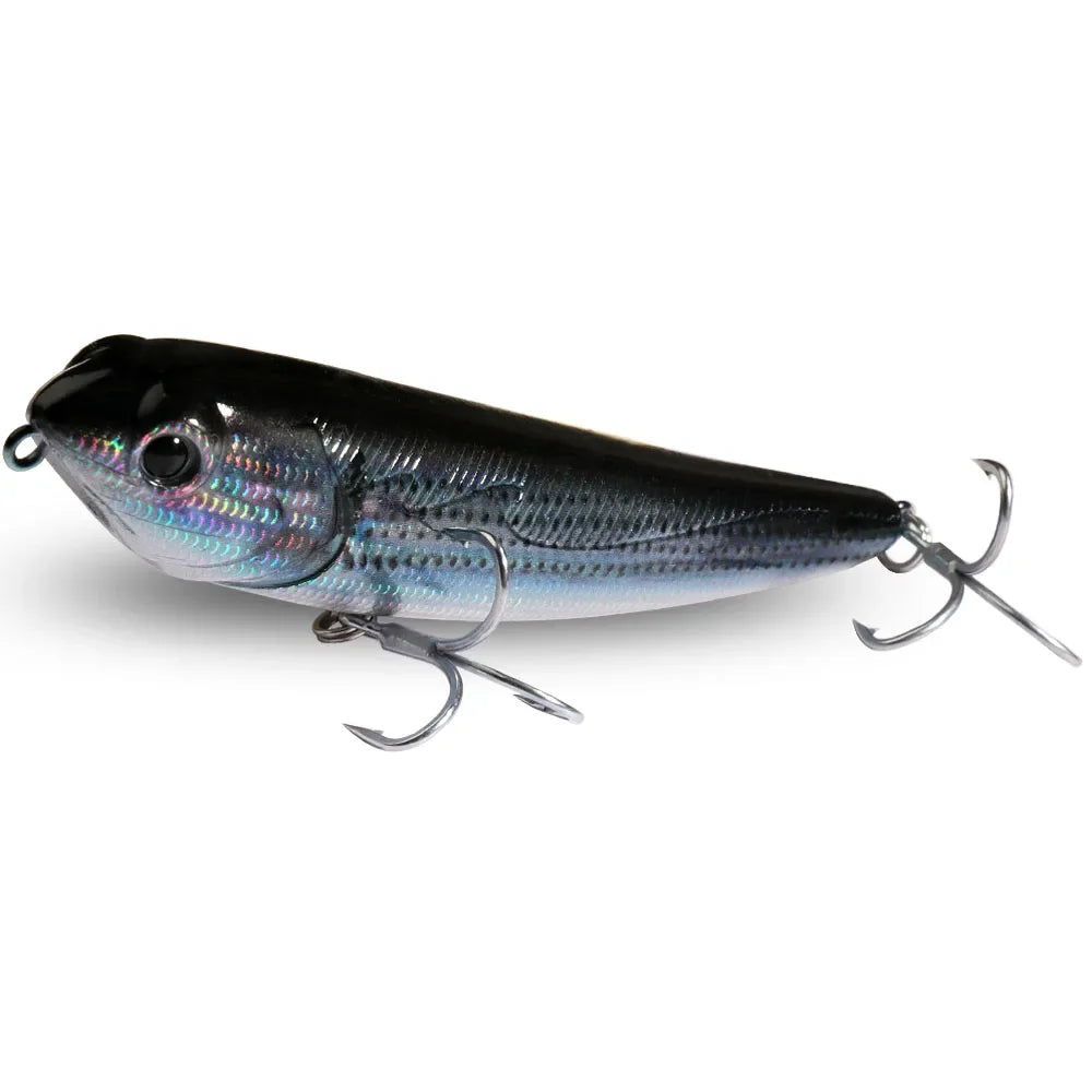 Marcher le chien Topwater leurre de pêche 15g 11 cm flottant crayon appât 3D Swimbait crochet Popper Pesca Wobbler vairon équipement manivelle