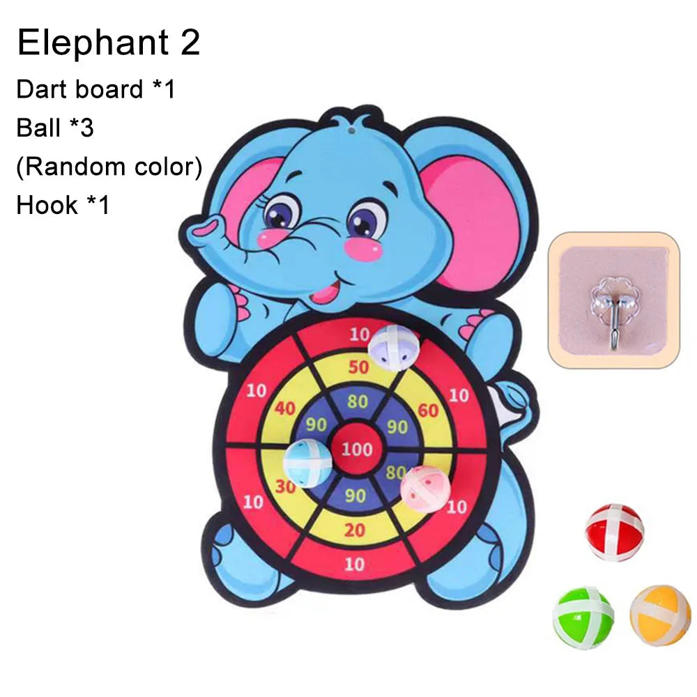 Jeu de fléchettes pour enfants avec 3 collants IkIncentré, sports de plein air, jeux de fête, jouets d'animaux de dessin animé, cadeau de Noël