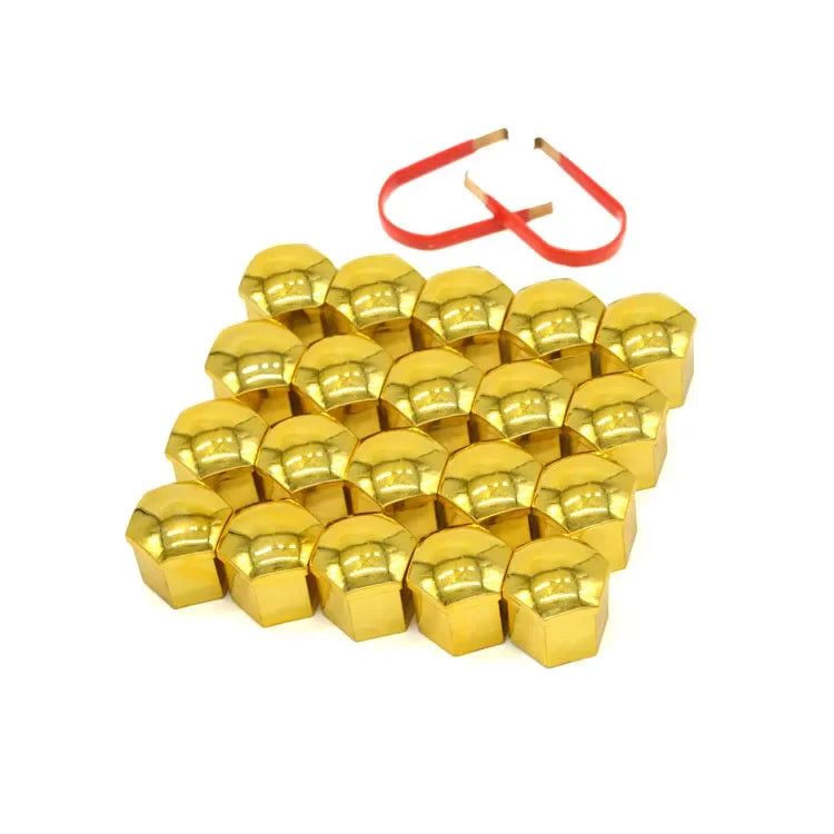 20pcs Car Wheel Nut Caps, Anti-rust Car Hub Screw Protective Covers, Car Tire Screw Caps, Nut Bolt Covers, Automotive Exterior 17/19/21mm